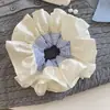 Goma para el pelo scrunchie floral vintage para mujer, accesorio para el pelo de estilo casual y de alta gama, nuevo modelo 2026 para moño
