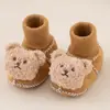 Zapatos Pre-Caminantes para Bebés Recién Nacidos y Niños Pequeños, Temporada de Primavera y Otoño, Interiores, Lindos Dibujos Animados, Antideslizantes, Calcetines Zapatos para el Piso de Niños Pequeños