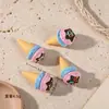 Nuevo Colgante de Caricatura de Helado de Caramelo de Arcilla Polimérica Accesorios para Joyería DIY Accesorios para Colgar en Pulsera Bolsa Cuentas de Barril para Abalorios Materiales