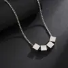 Collar largo de pentagrama extraíble, minimalista y sofisticado, para mujer, estilo Y2K, cadena versátil de nicho para suéter