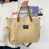 Bolso bandolera casual de lona para mujer, bolso de hombro casual de moda de marca estilo coreano para hombre, bolso de lona de gran capacidad para mujer estilo japonés