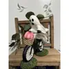 Artesanías de Ciclismo de Fantasmas de Halloween Transfronterizas Adornos Lujo Ligero Atmósfera Festiva de Gama Alta Adornos de Resina