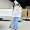 Camiseta de Manga Corta para Niña con Estampado de Lazo Top Nuevo 2026 Estilosa Ropa de Verano para Niños Conjunto Estilo Coreano Moderno