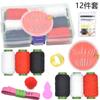 Set de Hilo para Coser a Mano en Tubo de Plástico para Uso Doméstico, Set de 34 Piezas de Hilo de Coser para Ropa, con Set de Descosedor