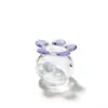 Zibo Mini Buquê de Flores Artificiais Esmaltadas Ornamento de Flor de Vidro Vaso Flor Preservada Artesanato Decoração de Mesa Presente