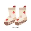 Meias de Algodão com Malha Respirável para Bebê Primavera/Verão, Sem Costura, Meia-Calça, com Gel Antiderrapante para Caminhar em Casa