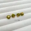 Hebilla de Disco Estilo Chino Perla Redonda Imitación Jade Soporte de Flor Metálico Botón Cheongsam Estilo Chino Hanfu Cárdigan Ropa Retro Hebilla Decorativa