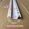 Cenefa de borde en forma de Z de PVC tira de plástico para tarjetas placa de yeso líneas divisorias decorativas proceso de junta de techo suspendido ranura en forma de U