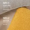 Cojín Decorativo Color Crema Sólido para Sofá, Sala de Estar, Funda de Cojín, Sensación de Lujo Ligero de Alta Gama, Cojín de Respaldo de Tamaño Grande