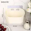 Cesta de Armazenamento de Gengibre e Alho Cesta de Armazenamento para Montar na Parede da Cozinha Rack de Armazenamento de Gengibre e Alho Armazenamento de Cosméticos sem Furos para Banheiro