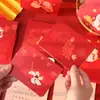 Tarjeta de Felicitación de Año Nuevo de Alto Nivel Estilo Ins Creativo Tarjeta de Bendición de Dibujos Animados para Niños Tarjeta de Agradecimiento Mensaje de Felicitación de Año Nuevo Tarjeta Pequeña