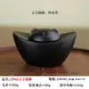 Tarro de lingote de oro cerámico tarro de almacenamiento tarro de pata de gato tarro sellado a prueba de humedad tarro de té adornos creativos huella de pata de mascota lingote