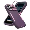 Adecuado para funda de teléfono Apple 17ProMax 16 15Pro con soporte metálico para lente, cubierta protectora 13 de borde suave de cobertura total