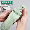 Hervidor de agua plegable portátil para acampar al aire libre, taza de agua de compresión para viajes, taza plegable telescópica de silicona de grado alimenticio