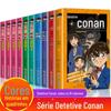 Mangá Detective Conan conjunto completo de 10 volumes original 1-10 mangá Coleção completa Edição Infantil edição de coleção colorida raciocínio