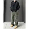 Pantalones Casuales de Trabajo con Diseño de Marca de Moda para Hombre, Nuevos Jeans Estilo Americano Sueltos Retro de Alta Moda para Primavera y Otoño