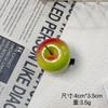 Horquilla de fruta de dibujos animados para jugar a la comida, horquilla de manzana simulada, tocado divertido para niños, accesorios para el cabello, horquilla de dólar del mercado nocturno, venta al por mayor