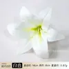Cabeza de flor de lirio artificial 3D realista, accesorio para el cabello Hanfu, materiales para manualidades DIY, accesorio para fotos de boda, guirnalda de flores, arreglo floral