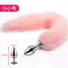 Cola de Gato Ano Femenino Desarrollo Cola de Zorro Extracción de Tapón Anal Juguete de Uso de Tapón Anal Sm Productos para Adultos Extracción