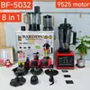4L Batidora Transfronteriza Norteamericana de Acero Inoxidable Procesador de Alimentos Batidora de Gran Capacidad Licuadora Mezcladora Picadora de Carne