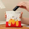 Bolsa de Armazenamento de Cabo de Dados, Bolsa de Mão com Fechamento Automático, Pequena Bolsa Portátil Digital para Maquiagem, Batom, Bolsa para Óculos, Bolsa Estilhaço