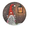 Jogos Americanos Redondos de Linho para Mesa de Jantar e Cozinha com Acabamento de Corte Artesanal - Amazon Temu Natal