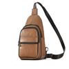 Bolso de Pecho Casual para Correr Bolso Cruzado para Hombre Capa Superior Piel de Vaca Bolso de Hombre Piel Genuina Ligero Gran Capacidad Bolso de Pecho para Hombre