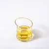 Taza de vidrio artesanal simple resistente al calor, multi-especificación, personalizada, para uso en oficina y hogar, taza de vidrio para preparar y servir té
