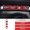 Adecuado para Toyota 14-18 fibra de carbono roja Tantu calcomanías decorativas para interruptor de encendedor de cigarrillos accesorios de modificación de interior de coche