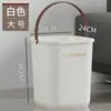 Lixeira espessa, balde portátil para arranjos de flores, cesta para banca de venda de flores, lixeira de escritório, balde de armazenamento simples para cozinha e quarto