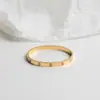 Moda Europea y Americana Lujo Ligero Minimalista Ins Nicho Estilo Fresco Pulsera de Acero de Titanio con Piedras Preciosas para Mujer Joyería de Influencer de Moda