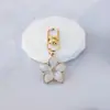 Novo Lançamento Quente Transfronteiriço Estilo Coreano Simples Fofo Menina Flor de Pera Pingente Chaveiro Pingente de Bolsa Pequeno Presente