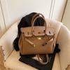 Bolsas para Mujer, Bolsos Versátiles de Gran Capacidad Estilo Nuevo Platino, Bolsos de Hombro de Moda para Mujer Primavera, Bolsos Estilo Kelly, Modernos