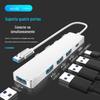 USB3.0 um-para-quatro OTG splitter hub docking station Mouse USB teclado quatro extensor otgHUB