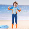 Nuevo Traje de Baño Infantil de Disney para Niños, Traje de Buceo de una Pieza con Mangas Largas y Pantalones Largos, Traje de Baño a la Moda para Niños Mayores
