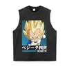 Camiseta lavada com efeito desgastado estilo japonês, preto lavado vintage, design de ombro caído high-street, top curto moderno unissex de manga curta