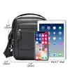 Bolso de hombro suave de cuero para hombre transfronterizo piel de vaca capa superior nuevo bolso casual de negocios bandolera multifuncional venta al por mayor