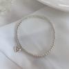 Pulsera de Corazón con Cuentas Redondas para Mujer, Elegante y a la Moda, Nueva Pulsera Sencilla con Diseño Único, Joyería de Moda