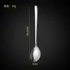 Cuchara de Acero Inoxidable 316 Estilo Coreano Cuchara 304 Alto Valor de Color Vajilla Doméstica Cena Cuchara para Sopa Engrosada Cuchara para Niños Cuchara para Postre