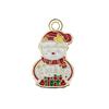 Mix 56 Gota de Natal Óleo Liga DIY Jóias Acessórios Papai Noel Boneco de Neve Sino Alce Pulseira Pingente