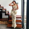Vestido de Mujer con Bloques de Color Estilo Europeo y Americano con un Elegante Diseño de Espalda Descubierta, Vestido Bodycon Gris y Blanco, Sin Mangas, Corte Ajustado, Vestido Asimétrico