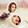 Nuevo espejo de maquillaje LED plegable triple espejo de maquillaje con aumento de 5 veces espejo de belleza plegable redondo espejo LED para colgar en la pared
