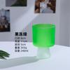 Copo de sobremesa DIY de vidro de alto valor interessante, copo criativo para milk-shake, copo para suco de frutas e café, copo alto para água para casa