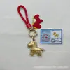 Chaveiro Popular de Ouro Puro 999 com Símbolo de Boa Sorte, Decoração para Capa de Celular, Presente para Amigos, Presente Empresarial, Atacado