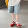 Conjunto de Shorts Casual de Manga Corta Estilo Coreano de Verano para Niñas 2026 Nuevo de Moda Atractivo Conjunto de Verano Infantil para Niñas Mayores