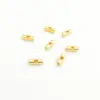 Cuentas y Piezas Espaciadoras de Forma Irregular Chapadas en Oro de 18K14K de Fuerte Retención de Color para Pulseras Hechas a Mano, Collares, Accesorios de Joyería DIY