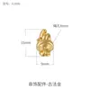 Accesorios de Cuerda para Pulsera y Collar con Cuentas de Arena Dorada de Dibujos Animados Oso Qiqi Cuerda Hecho a Mano diy Cuentas de Dibujos Animados