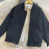 Chaqueta de béisbol casual estilo americano, atuendo de pareja moderno para primavera y otoño, unisex, corte limpio, abrigo largo