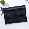 Bolsa de Arquivo de Nylon Transparente para Escritório Grande Capacidade Camada Dupla Bolsa de Informação Bolsa de Etiqueta Bolsa para Armazenamento de Cartas de Quebra-Cabeça de Brinquedo