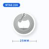 Etiqueta adhesiva con chip NFC NTAG213 incrustación húmeda transparente adhesivo nfc215 etiqueta electrónica pegatina de pared táctil de música